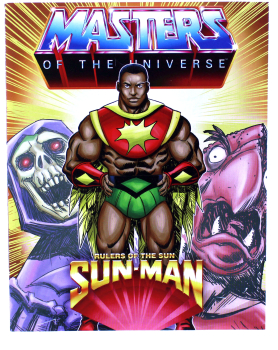 Masters of the Universe Mini-Comic (Figurenbeilage) "Rulers of the Sun: Sun-Man" von Mattel